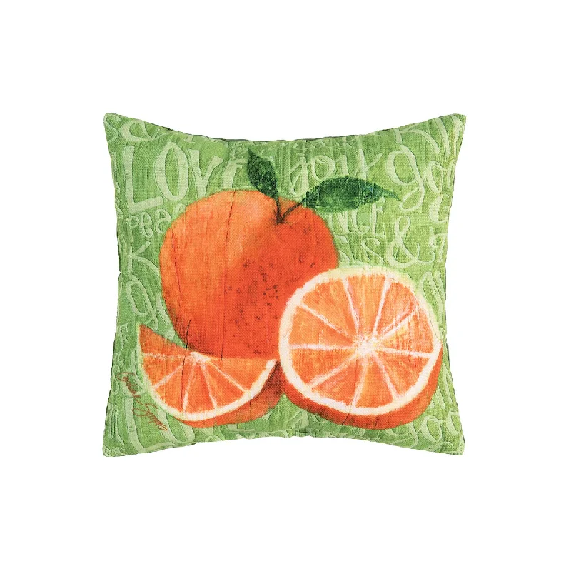 Soft and Fluffy Pillows for Bedroom ComfortFruit Orange Mini Pillow