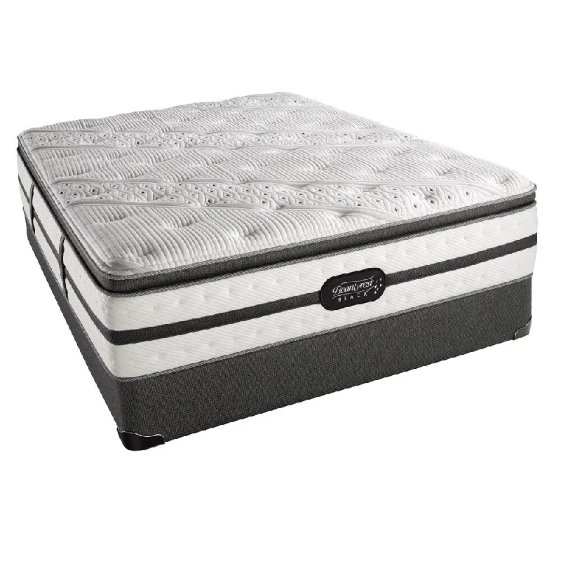 Wool - filled mattresses for natural insulation and moisture - wickingSimmons Beautyrest Black Evie Luxury Firm Pillow Top Queen-size Set