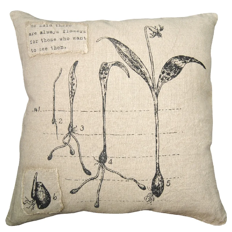 Lumbar Support Pillows for Car SeatsSugarboo Designs He Said There Are Always Flowers Pillow