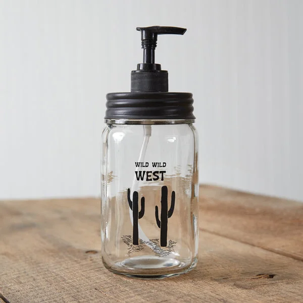 Linen bed skirts for a natural and rustic feelWild West Soap Dispenser