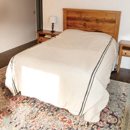 Bed skirts with a contemporary styleFarmhouse Stripe Duvet Cover King