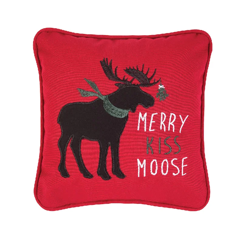 Silk Pillows for Smooth Skin and HairMerry Kiss Moose Mini Pillow