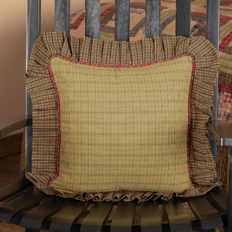 Decorative Pillows for Living Room MakeoverCabin Patch Ruffled Pillow