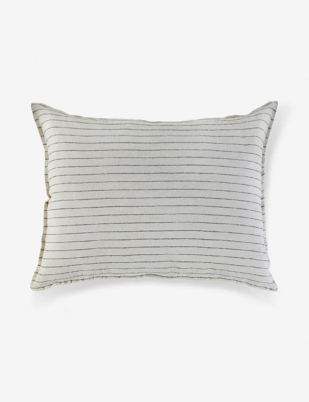 Velvet Pillows for a Touch of EleganceBlake Linen Striped Pillow by Pom Pom at Home