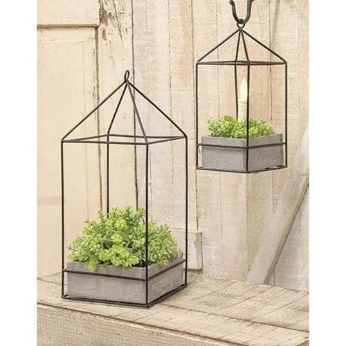 Cotton bed skirts for a soft and breathable look2/Set Wood Plant Holder w/ Metal Frame