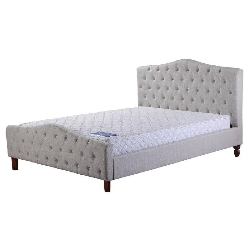 Natural latex and organic cotton blend mattresses7-inch Independently Pocketed Coil Twin Mattress