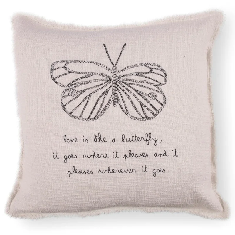 Pregnancy Pillows for Expectant MothersSugarboo Designs Love Is Like A Butterfly Embroidered Pillow