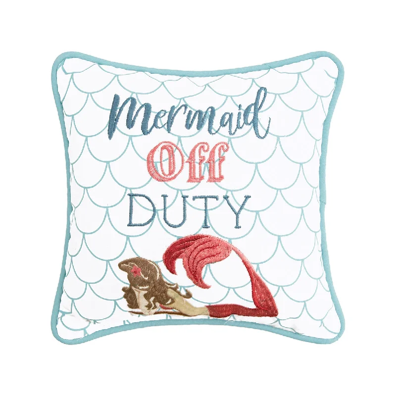 Back Support Pillows for Office ChairsMermaid Off Duty Mini Pillow