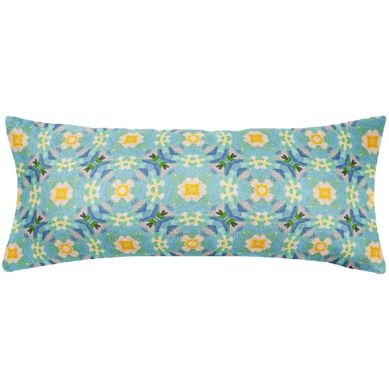 Soft and Fluffy Pillows for Bedroom ComfortChelsea Blue 14x36 Pillow