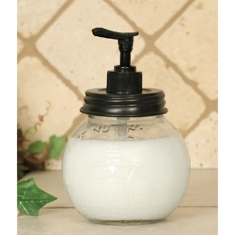 Bed skirts with a retro - style patternNut House Soap Dispenser