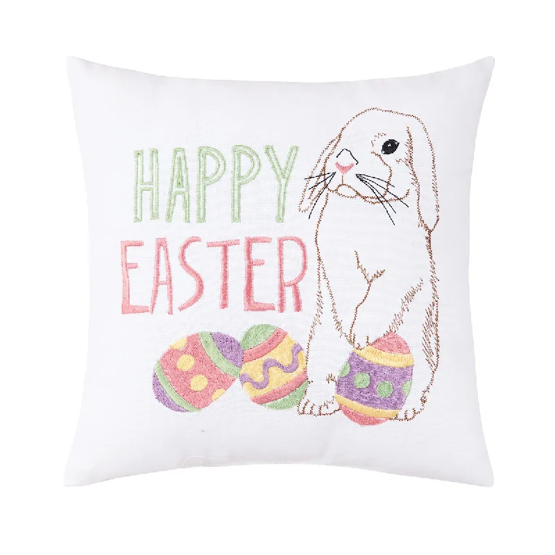 Decorative Pillows for Living Room MakeoverHappy Easter Bunny Mini Pillow