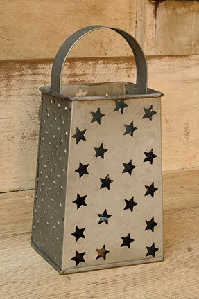Bed skirts with a Christmas - themed patternStar Grater Votive Holder 8"