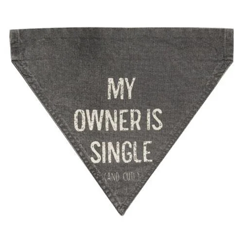 Bed skirts with a bohemian - inspired patternMy Owner Is Single (And Cute) Dog Bandana
