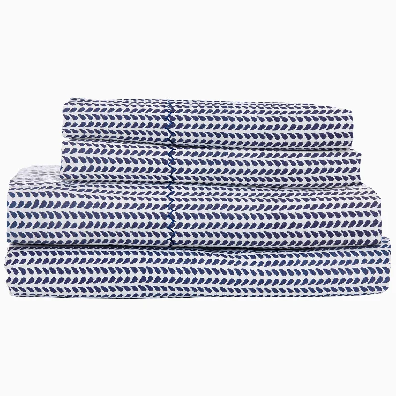 Lumbar Support Pillows for Car SeatsCinde Indigo Organic Sheet Set