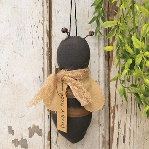 Bed skirts with a soft fleece lining for added comfortPrimitive Busy Bee Ornament
