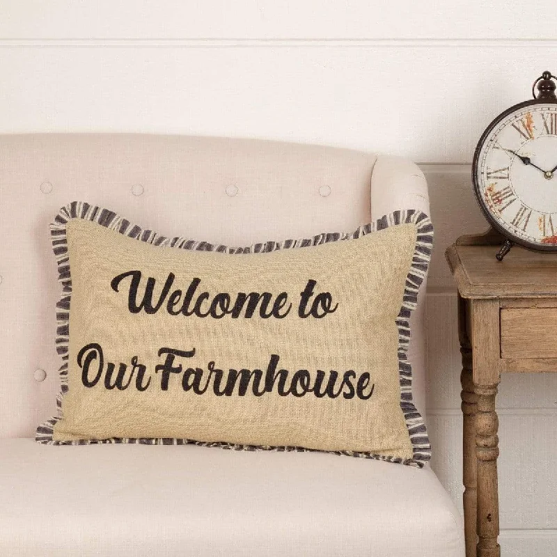 Memory Foam Pillows for Neck SupportAshmont Welcome to Our Farmhouse Pillow