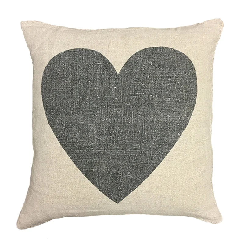 Back Support Pillows for Office ChairsSugarboo Designs Black Heart Pillow