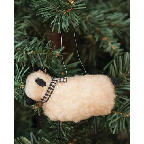 Bed skirts with a damask pattern for an elegant lookWooly Sheep Ornament