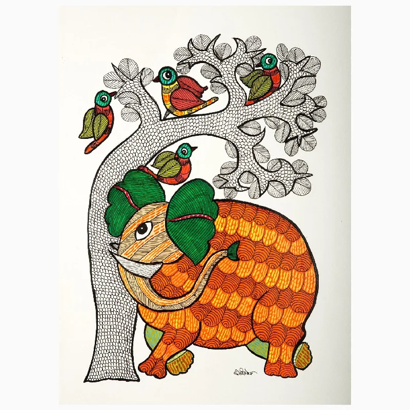 Down Alternative Pillows for Ethical ChoicesOrange And Green Elephant