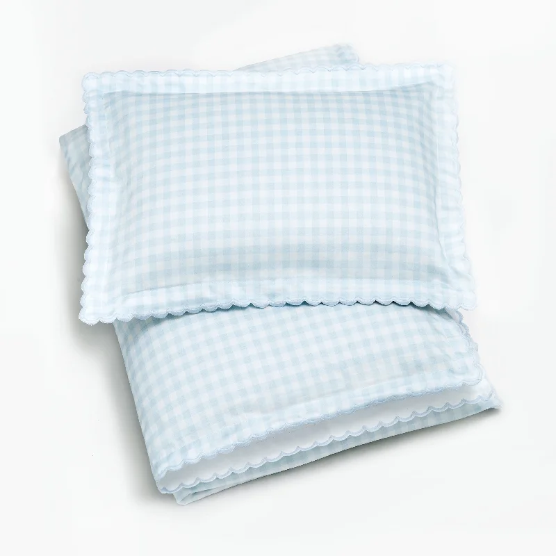 King - size duvets to perfectly fit large king - sized bedsPicnic Gingham Toddler Duvet - Blue King - size duvets to perfectly fit large king - sized bedsPicnic Gingham Toddler Duvet - Blue
