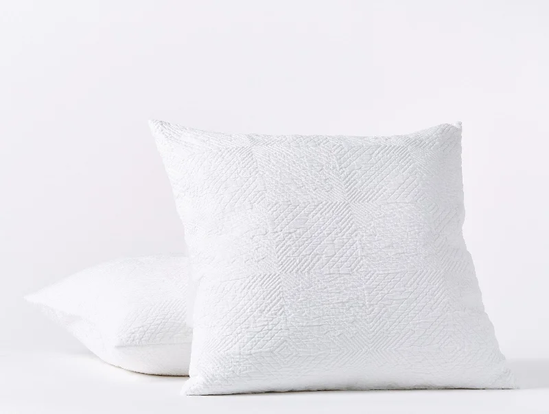 Travel Pillows for Long JourneysAvila Organic Matelasse Sham - Renewed