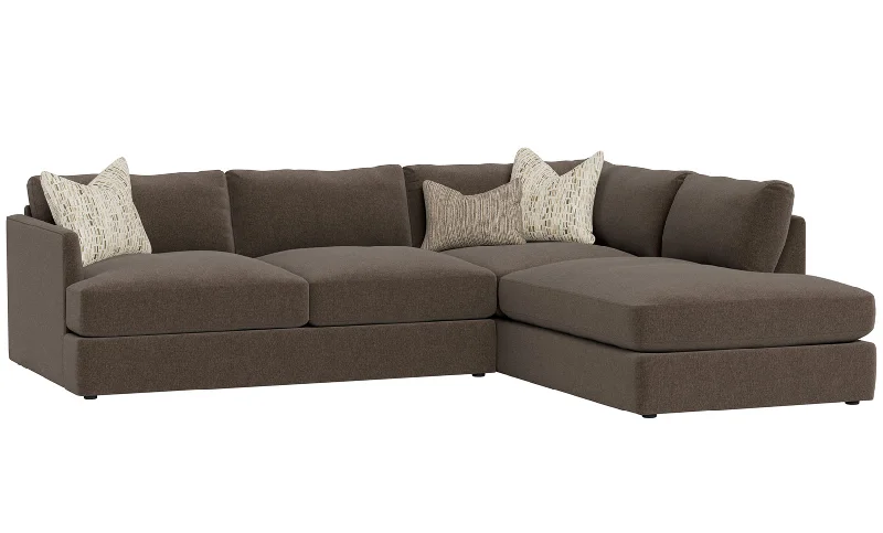 Wool - filled mattresses for natural insulation and moisture - wickingLeon 2-Piece Sectional