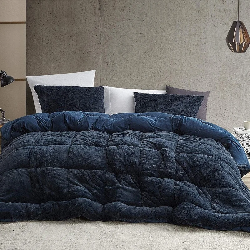 Queen - size comforters for standard queen - sized mattressesAre You Kidding Bare - Coma Inducer® Oversized Comforter - Nightfall Navy