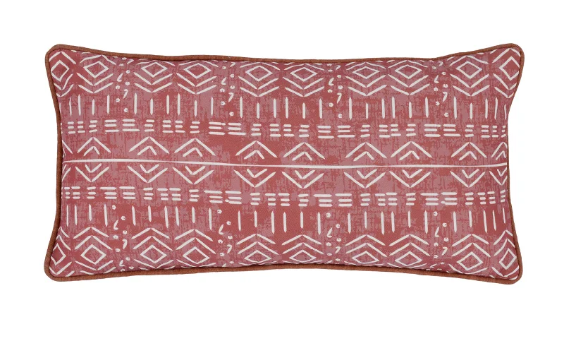Queen - size mattresses for couples and standard bedroomsZulu Red Clay Lumbar Pillow