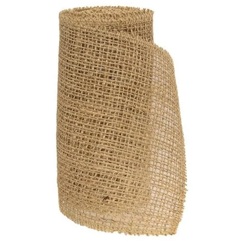 Bed skirts with a ruffled tiered designNatural Burlap Ribbon 6" x 5 Yards