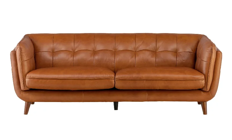 Wool - filled mattresses for natural insulation and moisture - wickingSeymour Leather Sofa