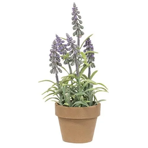 Bed skirts with a plaid pattern for a traditional stylePotted Mountain Bells Purple