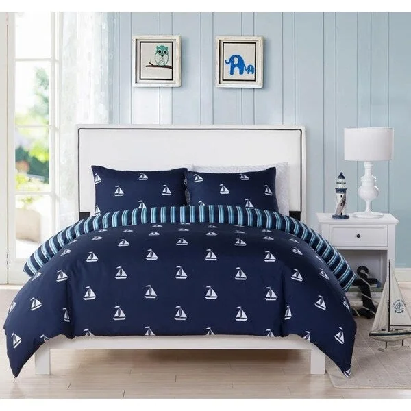Soft and Fluffy Pillows for Bedroom ComfortLala + Bash Coleman 3-piece Duvet Cover Set