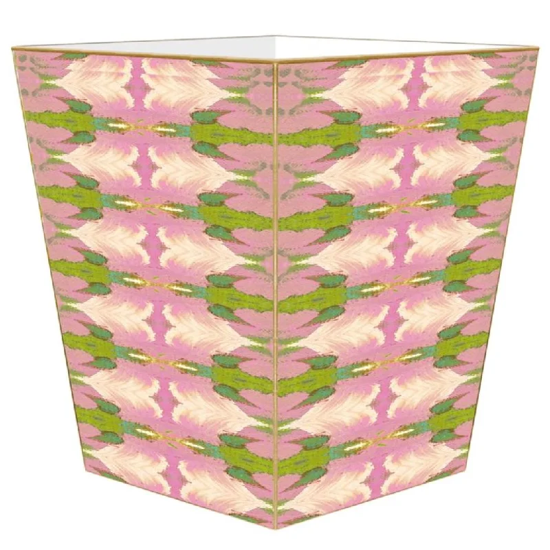 Synthetic fiber duvets filled with microfiber for a soft and lightweight feelCabana Pink Waste Basket
