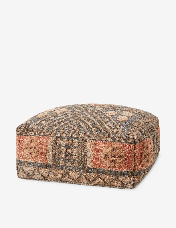 Travel Pillows for Long JourneysChambers Pouf, Charcoal