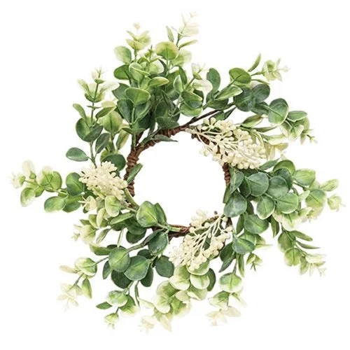 Twin - size bed skirts for a single bedSeeded Baby Eucalyptus Wreath 10"