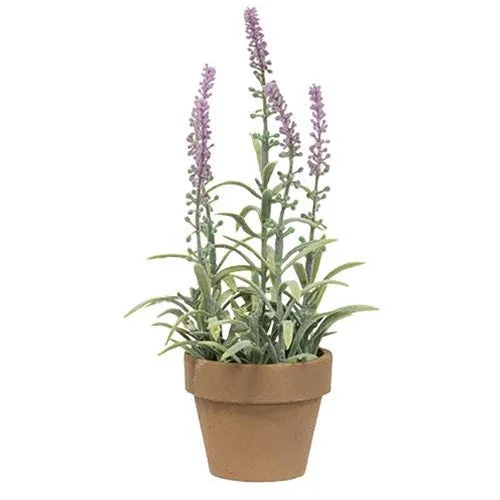 Cotton bed skirts for a soft and breathable lookPotted Flowering Sage Purple