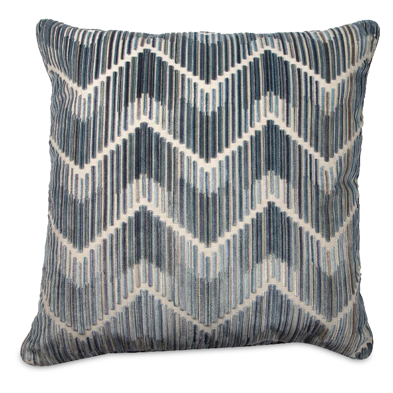 Square Pillows for Modern Home DecorVelvet Zigzag Pillow
