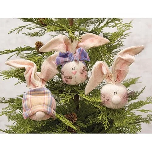 Bed skirts with a unicorn - themed print for kids' beds3/Set Bunny Ornaments