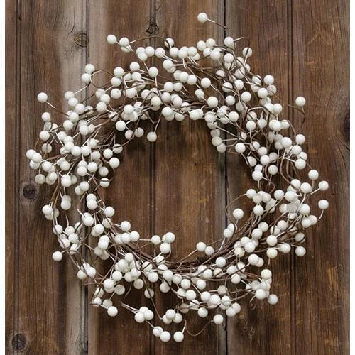 Bed skirts with a paisley print for an exotic feelWaterproof Ivory Berry Wreath