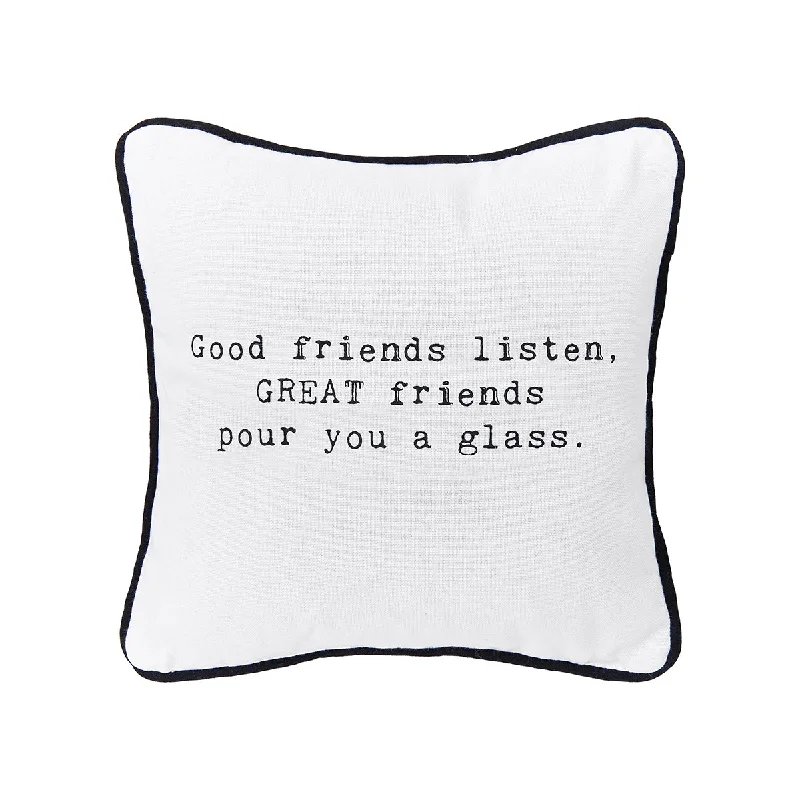 Velvet Pillows for a Touch of ElegancePour A Glass Mini Pillow