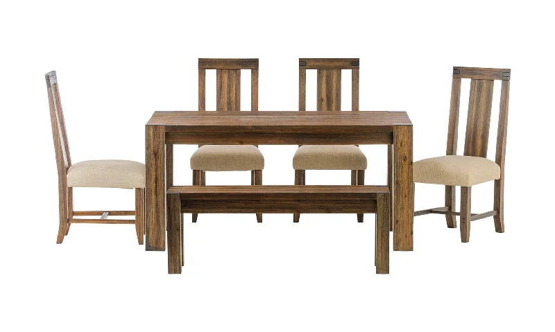 Wool - filled mattresses for natural insulation and moisture - wickingMeadow Table, Bench and 4 Chairs