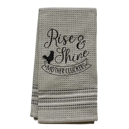 Queen - size bed skirts with ruffled edgesMothercluckers Dish Towel 20x28