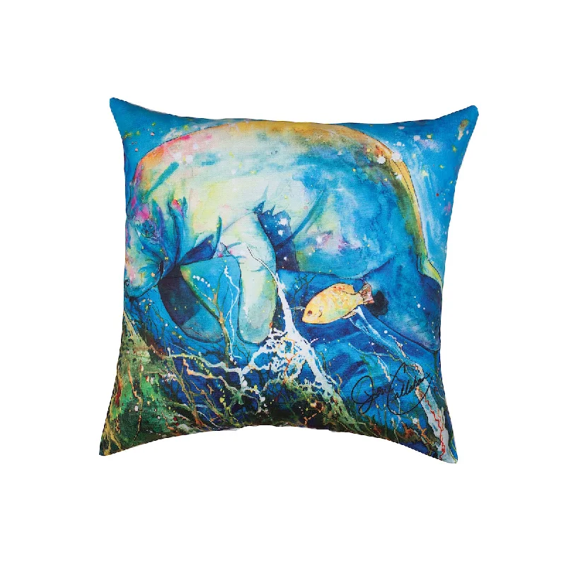 Back Support Pillows for Office ChairsManatee Barrier Reef Pillow