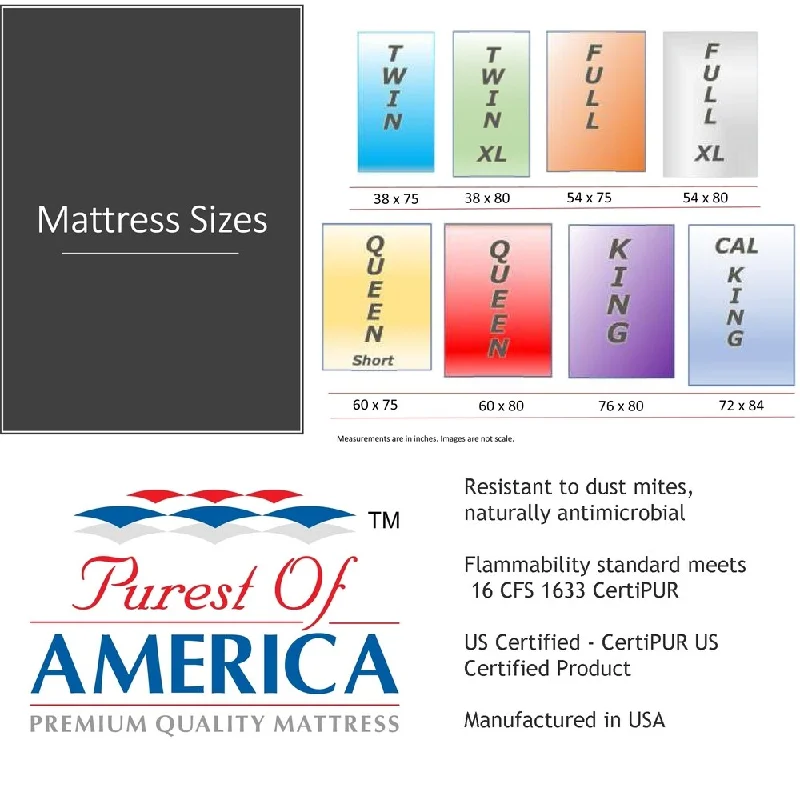 Organic cotton mattresses for a chemical - free sleep surfacePurest of America® Euro 2 Sided 7" Full Mattress Organic cotton mattresses for a chemical - free sleep surfacePurest of America® Euro 2 Sided 7" Full Mattress