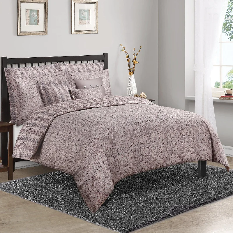 Polyester - filled duvets known for their durability and easy careBrielle Home Persia 100% Cotton Duvet Cover Polyester - filled duvets known for their durability and easy careBrielle Home Persia 100% Cotton Duvet Cover
