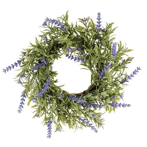Bed skirts with a damask pattern for an elegant lookEnglish Lavender Wreath