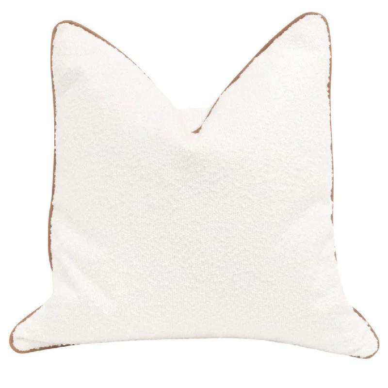 Memory Foam Pillows for Neck SupportThe Not So Basic 22" Boucle Snow Essential Pillow