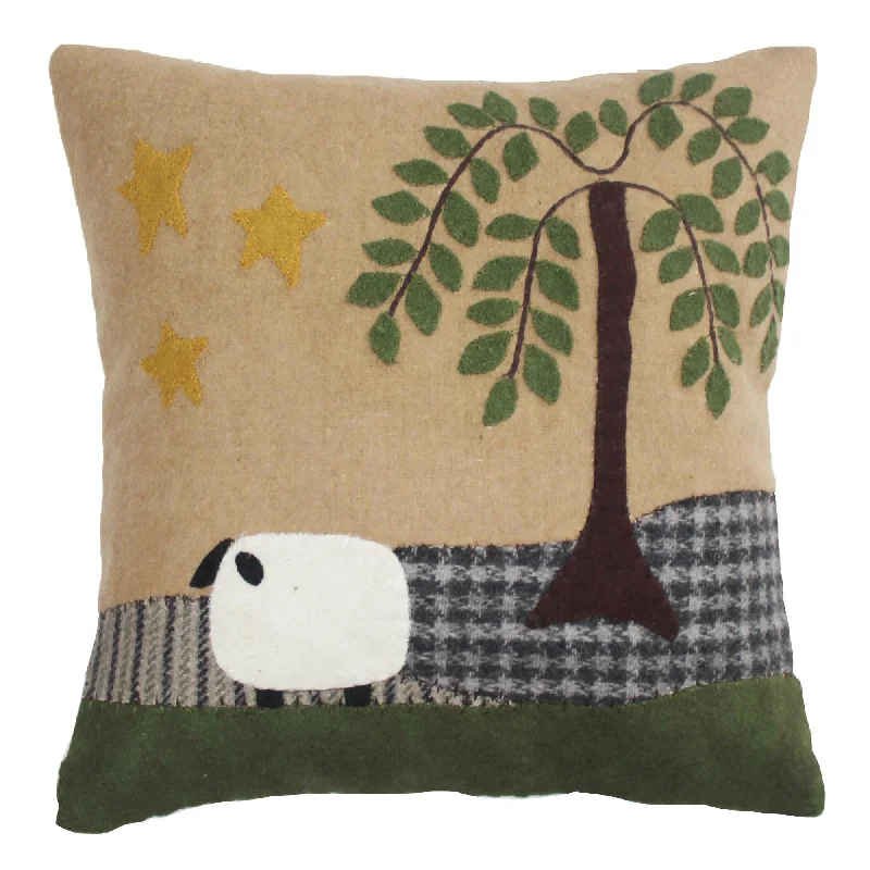 Cotton Pillows for Natural ComfortSheep Willow 14 In Pillow PLRE0311