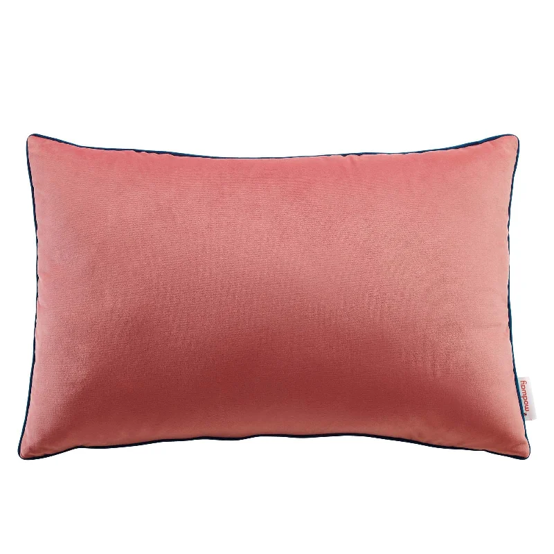 Orthopedic Pillows for Back Pain ReliefModway EEI-4706 Accentuate 24" Lumbar Performance Velvet Throw Pillow