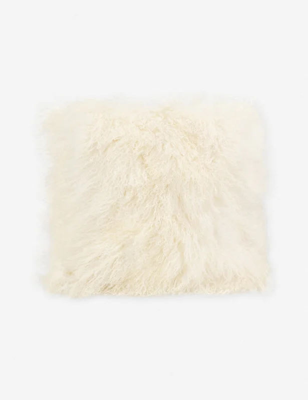 Silk Pillows for Smooth Skin and HairAlda Shearling Pillow